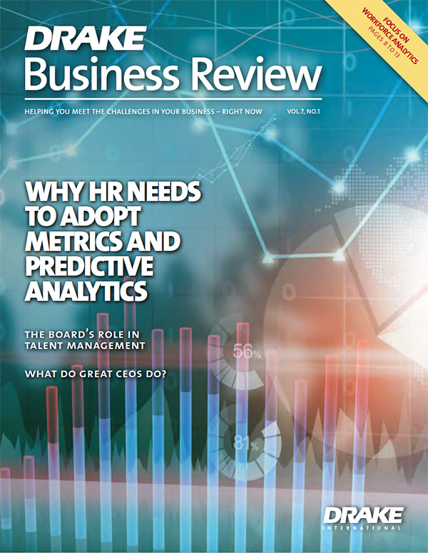 Why HR Needs to Adopt Metrics and Predictive Analytics - Drake Business Review