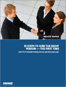 10 Steps to Hire the Right Person whitepaper