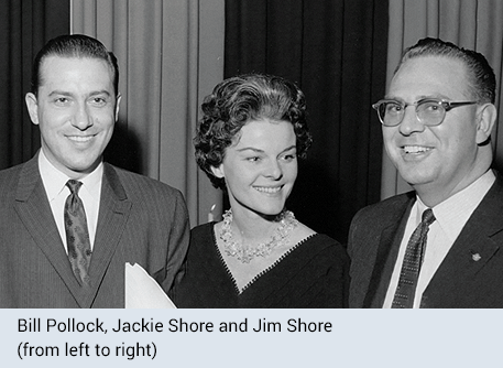 Bill Pollock, Jackie Shore and Jim Shore